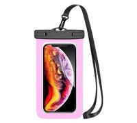 Honhoha Protecteur De Téléphone pour l'eau, Coque De Téléphone Étanche Haute Transparence 7,1 Pouces, Pochette De Protection pour Téléphone Portable avec Lanière, Essentiels De Voyage pour La Plage,