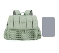 Honhoha Sac à dos à langer,sac à dos à langer | Sac de rangement pour pépinière, de voyage de maternité avec matelas à, sac maman de grande capacité pour biberons, jouets, à à