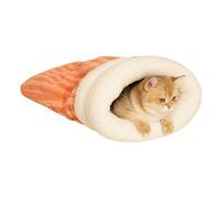 Honhoha Sac de Couchage pour Chat,Niche Doudou Hivernale pour Chaton - Lit Douillet pour Intérieur Extérieur Balcon Voiture Salon Appartement Voyage