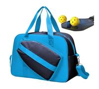 Honhoha Sac de Raquettes de Pickleball, Sac À Bandoulière Sportif pour Pickleball avec Compartiment À Chaussures, Sac De Transport pour Pagaies Raquettes À Bretelle Détachable pour Sport Salle De