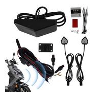 Honhoha Système de détection des Angles Morts, système de des Angles Morts des Voitures - Avertissement d'angles Morts de Moto LED 65,62 Pieds,Kit Universel de des Angles Morts des véhicules pour