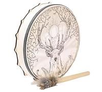 Honhoha Tambour chamanique,Chamanique de Tambour sibérien en Forme d'arbre de cerf | Symbole du Tambour de Musique d'de Tambour sibérien avec Le Pilon, décorations spirituelles de Tambour de Musique