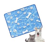 Honhoha Tapis Rafraîchissant pour Chien,Matelas Frais Canin | Coussins Respirant Anti-Dérapant Portable Lavable pour Voyage Camping Extérieur Voiture