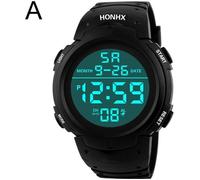 HONHX Luxury Mens Digital LED Watch Date Sport Hommes Montre électronique extérieure LGX201224913A