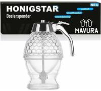 HONIGSTAR Distributeur de miel Pot de miel Doseur de sirop de poire à miel