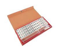 HONITANO 1 Ensemble Mini Kit de Mahjong Portable Ensemble de Tuiles de Voyage pour Jeux de Société Chinois Pratique et pour et Famille Compacte