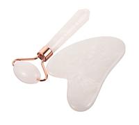 HONITANO 1 ensemble Outil de Massage de Jade Naturel de Roller et de Massage Pratique pour Visage Cou et pour Spa Soins de Beauté