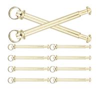 HONITANO 10 ensembles Kit de Réparation pour Éventails Pliants Rivets Inoxydable Accessoires Robustes pour de Ventilateur à Main Fixation et Facile à Utiliser