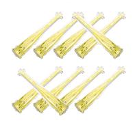 HONITANO 10 pièces Batte de Baseball Gonflable Jaune Accessoire de Fête et Réutilisable pour Animation et Décorations de Soirée