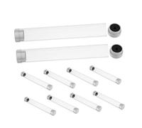 HONITANO 10 Pièces Boîte Rangement Transparente avec Couvercle pour Pince à Épiler Tube Compact et Léger Organisateur Outils pour Extensions de Cils Lot de Facile à Transporter et Protéger