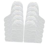 HONITANO 10 pièces Couvre Transparents Épais Imperméables pour Bain de Masque Exfoliant et Calosités Accessoires Pédicure Salon