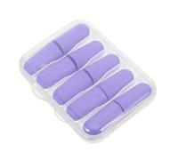 HONITANO 10 Pièces Lot de 10 Bouchons D'oreille Antibruit en Mousse à Mémoire de Forme Violette avec Étui de Transport, du Bruit pour Dormir, Travail, Concerts et Protection Auditive