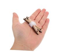 HONITANO 10 Pièces Mini Décorations à Suspendre Traîneau Bois Naturel Ornement de Noël pour Sapin Lot de Décoration Festive pour Table et Salon