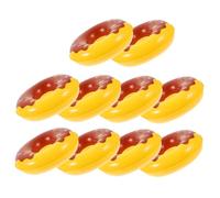 HONITANO 10 Pièces Mini Swim Rings Small Doughnut Pool Decorations for Party Miniature House Ornaments
