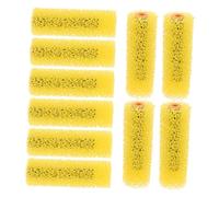 HONITANO 10 pièces Peinture Texture Éponge Embossage Brosse pour Murs Plafonds Mural Domestique Jaune 10pcs