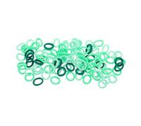 HONITANO 100 Pièces Élastiques Cheveux Filles Garçon Fille Attaches Souples Sans Couture Vert Dégradé Maintien Confortable Pour Queue de Cheval Accessoires Adaptés à Chaque Type de Cheveux