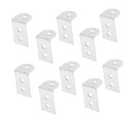 HONITANO 100 Pièces Support Angle Métallique pour Photo Équerre de Fixation Droite Accessoires de Rangement Multifonctionnels
