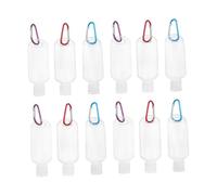 HONITANO 10pièces Lot De Flacons Rechargeables Crochet Pour Gel Bain Lotion Tonique Nettoyant Visage Adapté Aux Déplacements Professionnels Et Sport