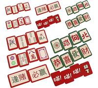 HONITANO 12 Pièces Barrettes à Mahjong Épingles à Fantaisie pour Filles Design Mahjong Accessoires de Fête Amusants et Originaux