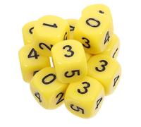 HONITANO 12 Pièces Dés Numérotés Accessoires de Jeux de Société Portable pour Apprentissage Mathématique et Fêtes