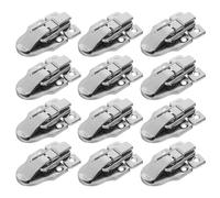 HONITANO 12 Pièces Lot de Loquets Métalliques à Bascule Vintage Verrou de Boîte Décoratif pour Coffres Bois Boîtes à Bijoux Armoires Outils