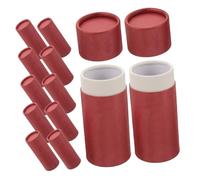 HONITANO 12 Pièces Paperboard Tubes Round Kraft Paper Tube Box For Essential Oil Bottle Packaging Portable Durable Thick