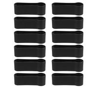 HONITANO 12 Pièces Strap Clips for Walking Cane and Trekking Pole Lightweight Plastic Buckle Holder for Secure Comfortable Cane Accessories Compatible with Various Walking Sticks and