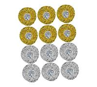 HONITANO 12pièces Bonnet De Capillaire Aluminium Lot De Caps Réutilisables Pour Coloration Et Soins Profonds Pour Salon De Beauté Et Spa Pratique