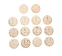 HONITANO 14pièces Lot de Cartes Étapes Garçon Fille Cartes De Croissance Mensuelles Commémoratives pour Nourrissons