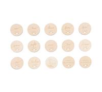 HONITANO 15 pièces Cartes de Jalons Garçon Fille Double Face Accessoires Photo pour Premiers Mois Cadeau Naissance Mixte Garçon Fille