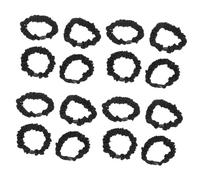 HONITANO 15 pièces Élastiques Cheveux Noir Bandeaux Doux et Durables pour Filles Accessoires Coiffure Quotidiens