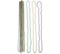 HONITANO 15 pièces Lot de Colliers Perles Multicolores Colliers Festifs Décoratifs Légers et Résistants pour Fête et Carnaval