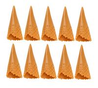 HONITANO 15 pièces Mini Cônes Glace Artificiels pour Décoration DIY Accessoires Créatifs et de Décor Simulant des Glaces Réalistes pour Petits Métiers et Bijoux