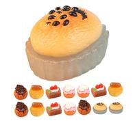HONITANO 15 pièces Mini Gâteaux Décoratifs Colorés pour Maison de Poupée Accessoires Miniatures Réalistes pour Cuisine et Dinette Décor de Scène Miniature Varié