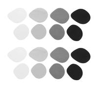 HONITANO 16 pièces de réparation pour talons et orteils de baskets - Patchs de réparation auto-adhésifs pour talons - Kit de patchs pour chaussures de sport (tennis, travail, randonnée) en mesh