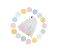 HONITANO 16pièces Lot De Tampons Démaquillants Réutilisables Double Couche Lavables Avec Sac à Linge Pour Nettoyage Visage