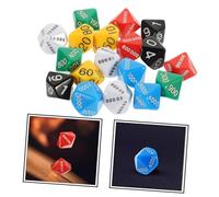 HONITANO 18pièces Dés De Valeur De Position Jouet De Dés Accessoires De Accessoire De Dés Jouet De Dés Dés De Jeu pour Maison Les Bars Fêtes