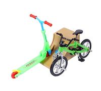HONITANO 1Ensemble Sport pour Doigts Mini Vélo et Rampe de Skate Scooter Décoration de Table et Stress Éducatif pour Adultes