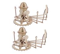 HONITANO 2 Ensembles Kit Modèle Système Solaire Bois DIY Puzzle Stem Éducatif Science pour Garçon Fille Projets Scolaires Décoration Maison