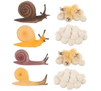 HONITANO 2 Ensembles Modèles Escargot Cycle de Croissance Jouets Éducatifs Plastique pour Garçon Fille Apprentissage Cognitif Animaux