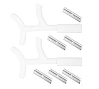 HONITANO 2 Ensembles Outil de Nettoyage Flèches Tir à Arc Grattoir Détachant Plumes Kit Réparation Archery pour Chasse et Compétition