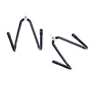HONITANO 2 ensembles Support Mural Quatre Roues Durable pour Guitare et Skateboard Crochet de Rangement Coulissant pour Instruments et Décoration Intérieure Lot