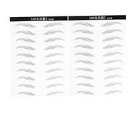 HONITANO 2 Feuilles Dautocollants Sourcils Simulation Poil à Poil Imperméables Kit Maquillage Sourcils Naturels