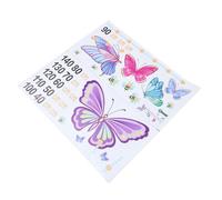 HONITANO 2 feuilles Toise Murale Croissance Garçon Fille Décoratifs Stickers Muraux pour Chambre Garçon Fille Mesure Facile et Créative pour Mur Intérieur