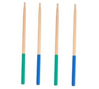 HONITANO 2 paires Baguettes de Batterie Érable Classique avec Poignée Antidérapante Légères et Confortables pour Pratique Concerts et Performances