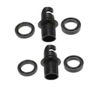 HONITANO 2 pièces Adaptateur Pompe Air Portable Connecteur Valve Étanche Haute Résistance pour Kayak et Paddle Board Compatible Pompes Électriques Manuelles et Pied Remplacement Durable