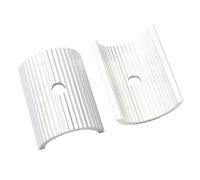 HONITANO 2 Pièces Adaptateur Potence Alliage Aluminium à Réducteur Guidon VTT et Antirouille avec Design Ondulé