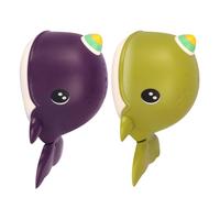 HONITANO 2 Pièces Bain Baleine pour Bébés et Tout-Petits Compact Éveil Ludique pour Bain et Piscine et Relaxant