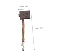 HONITANO 2 pièces Balais pour Moteur Électrique de Propulseur Marin avec Ressorts de Rechange Durables pour Bateaux et Kayaks