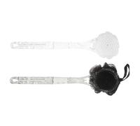 HONITANO 2 Pièces Body Bath Brush With Long Handle Double-sided Exfoliating Shower Scrubber Loofah For Men And Women Deep Cleansing Back Scrubber With Cracked Pattern And